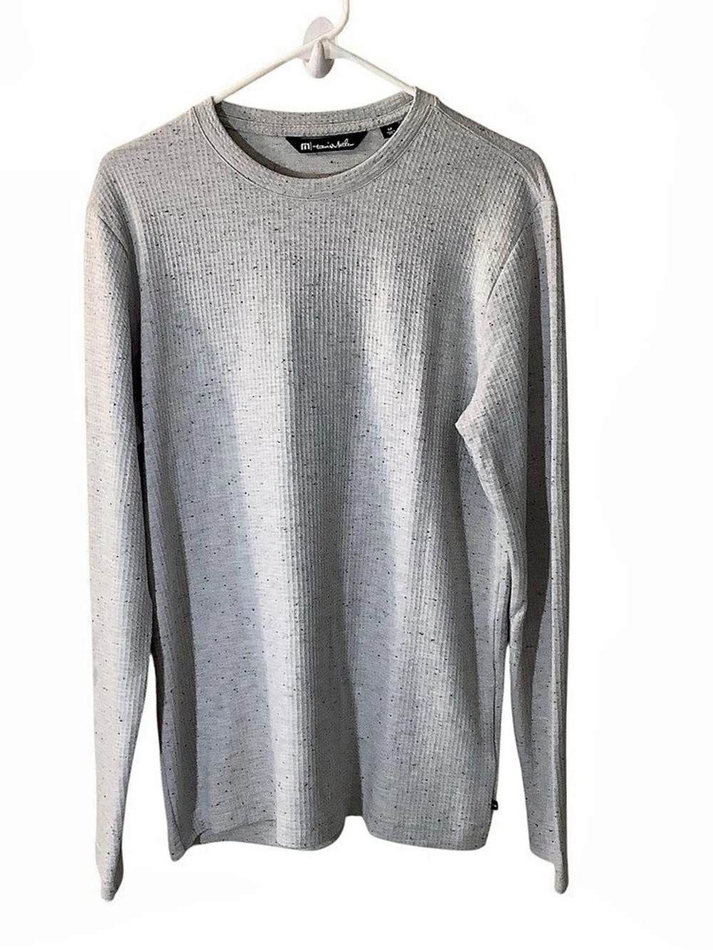 Travis Mathew Men’s Gray Long Sleeve Shirt Size Medium
